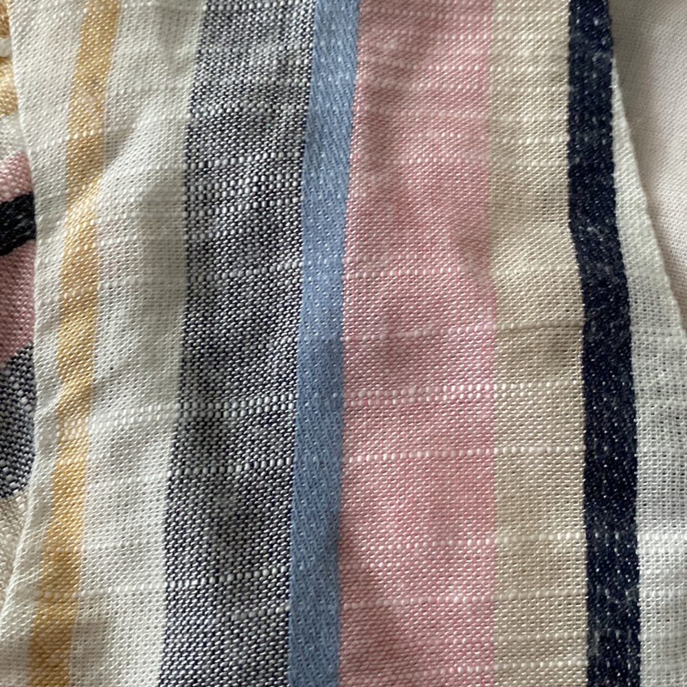 NWT Majorelle Colorful Striped Wrap Crop Top💗💛💙 - Picture 7 of 13